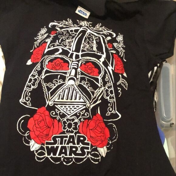Star Wars Tee Shirt | Darth Vader Day of the Dead Short Sleeves - Picture 4 of 6